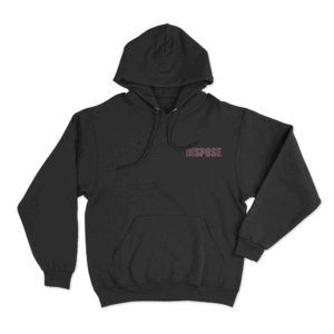 Dispose Unisex Hoodie Black