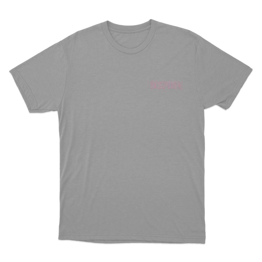 Dispose Unisex T Shirt Grey Dispose Unisex T Shirt Grey