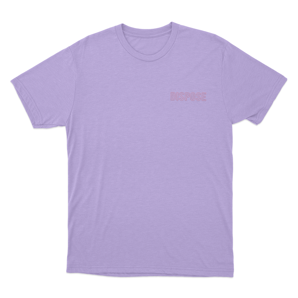 Dispose Unisex T Shirt Purple Dispose Unisex T Shirt Purple
