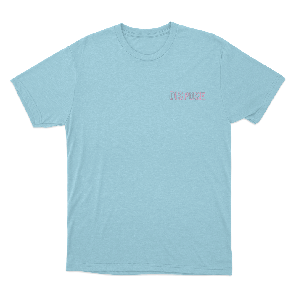 Dispose Unisex T Shirt Sky Blue Dispose Unisex T Shirt Sky Blue
