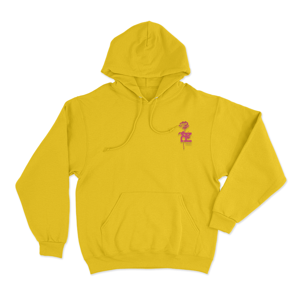 TPY Dark Rose Unisex Hoodie Yellow TPY Dark Rose Unisex Hoodie Yellow