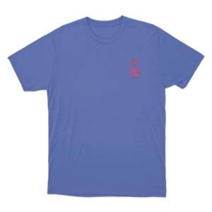 TPY Dark Rose Unisex T Shirt Blue