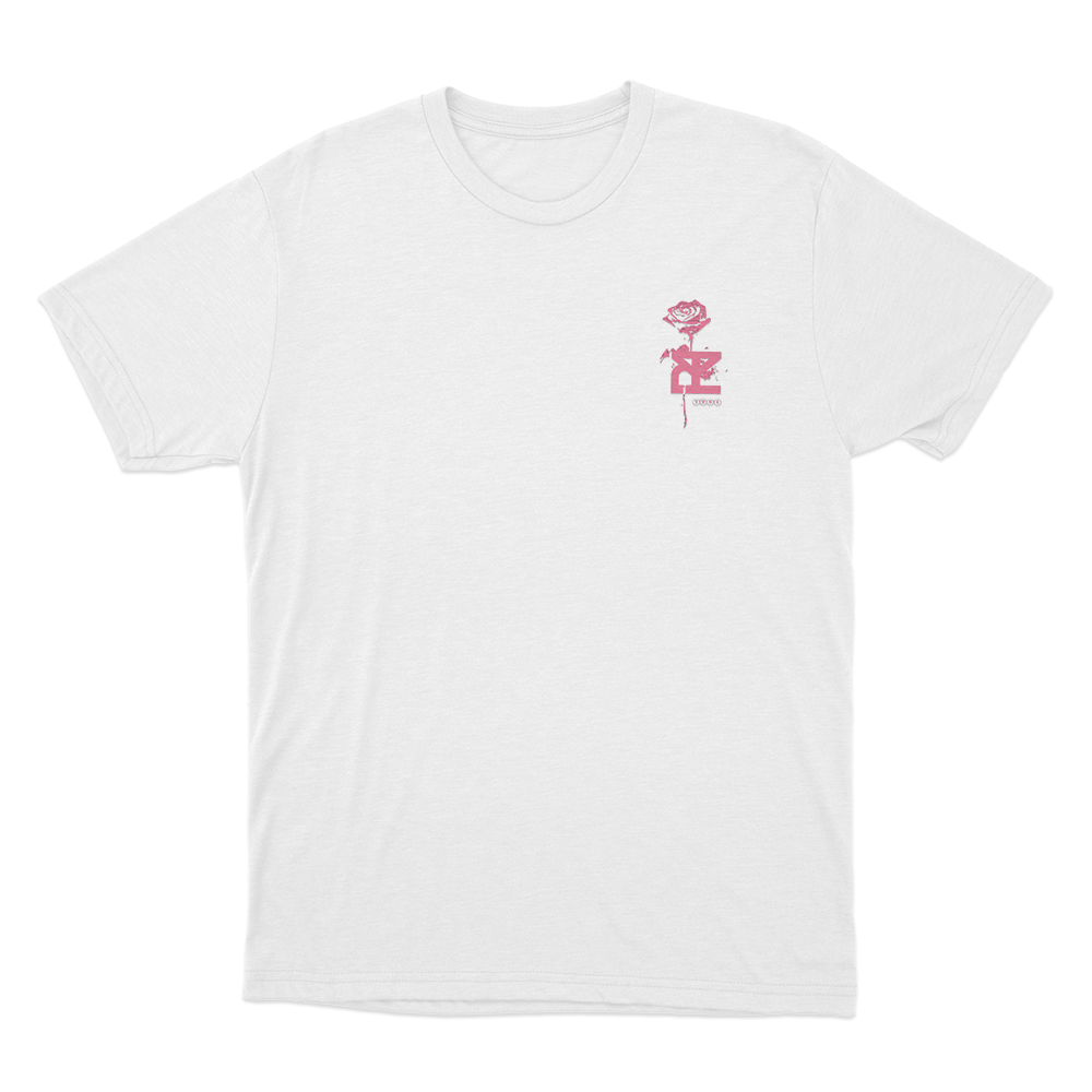 TPY Dark Rose Unisex T Shirt White TPY Dark Rose Unisex T Shirt White