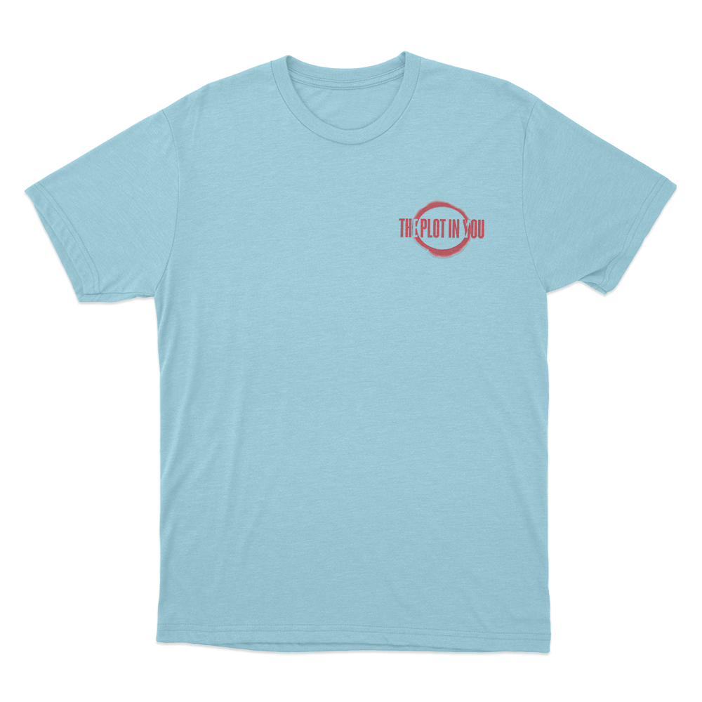 The Plot In You Stamp Unisex T Shirt Sky Blue The Plot In You Stamp Unisex T Shirt Sky Blue