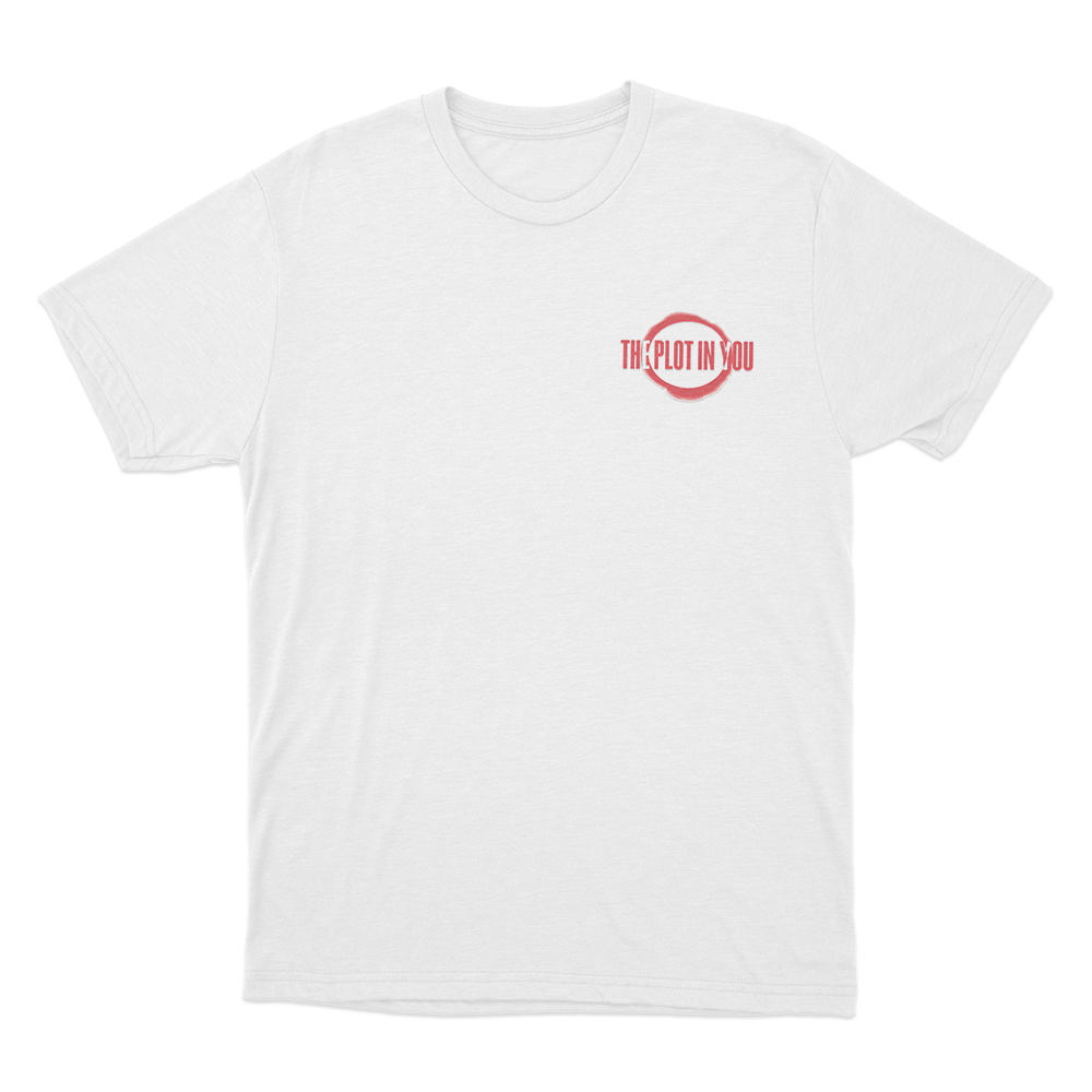 The Plot In You Stamp Unisex T Shirt White The Plot In You Stamp Unisex T Shirt White
